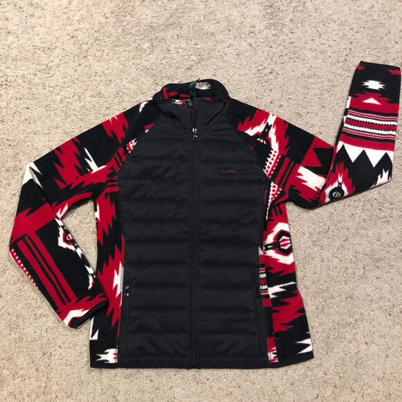 LRL Ralph Lauren Jacket Womens M Long Sleeve Full Zip Casual Fleece Aztec Z22 - Picture 1 of 10